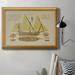 Longshore Tides Antique Ship Plan V Premium Framed Canvas- Ready To Hang Canvas, Solid Wood in Black/Blue/Green | 20 H x 16 W x 2.5 D in | Wayfair