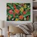 Bay Isle Home™ From Tropical Flowers - Traditional Wood Wall Art - Natural Pine Wood in White | 24 H x 36 W x 1 D in | Wayfair