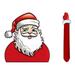 EUBUY Christmas Car Decorative Sticker Santa Claus Waving Xmas Novelty Sticker Decal for Auto Rear Windscreen Windshield Wiper Type 7