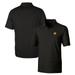 Men's Cutter & Buck Black Baylor Bears Forge Pencil Stripe Stretch Polo