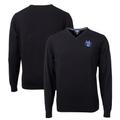 Men's Cutter & Buck Black Air Force Falcons Lakemont Tri-Blend V-Neck Pullover Sweater