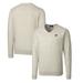 Men's Cutter & Buck Oatmeal ECU Pirates Lakemont Tri-Blend V-Neck Pullover Sweater