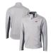 Men's Cutter & Buck Gray New Mexico State Aggies Navigate Softshell Full-Zip Jacket