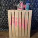 Pink Victoria's Secret Other | Accepting Offers!!! Rare Vs Pink Store Display Vote For Pink Wood Crate | Color: Pink | Size: Os