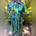 Lularoe Dresses | Lularoe Amelia Dress Size Large L Floral | Color: Blue/Yellow | Size: L