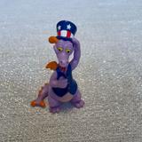 Disney Other | Disney World Epcot 2.75" Figment Purple Dragon Pvc Figure Wdw Uncle Sam Usa | Color: Blue/Purple | Size: Os