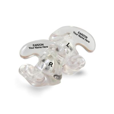 WildEar EarzON Custom Acrylic Everyday Filter Ear Plugs Clear CHPD-A-CLR-LITE