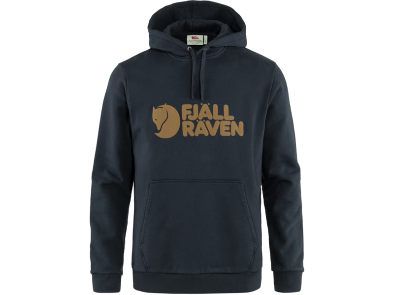 Fjallraven Logo Hoodie - Men's Dark Navy Small F84144-555-S