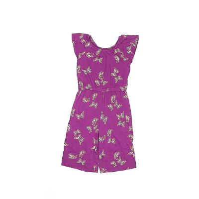 Jumping Beans Jumpsuit: Purple Print Skirts & Jumpsuits - Kids Girl's Size 4