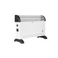 PIFCO 2KW White Convector Heater - 3 Heat Settings, Free Standing Portable Electric Convector Heater - Fast & Quick heating, Safe and Reliable for Home, Office, Hotel UK Plug