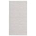 Chaudhary Living 2.5 x 5 Solid Gray Rectangular Outdoor Area Throw Rug