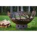 Cedar Creek Sculptures Salmon Fire Pit - Natural Gas with Electronic Ignition