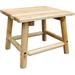 Leigh Country TX 95152 Aspen Outdoor Wood End Table Natural