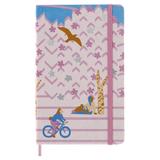 Moleskine Limited Edition Notebook Sakura Large Ruled Bicycle Canvas Hard Cover (5 x 8.25) (Hardcover)