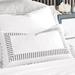 Eastern Accents Blass Ticking by Alexa Hampton Pillowcase 100% Egyptian-Quality Cotton/Percale in Black | Standard | Wayfair 7DS-AH-STS-01BL
