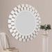 Everly Quinn Modern & Contemporary Round Accent Mirror, Glass | 31.5 H x 31.5 W x 0.7 D in | Wayfair FA288D689DDB4A1188C8ED865AB61997