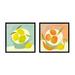 Birch Lane™ Julina Summer Bounty, Set of 2 - 2 Piece Painting Set on Paper in White | 36 H x 36 W x 1.25 D in | Wayfair