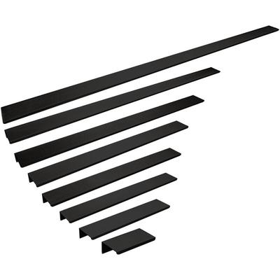So-tech - 5er Pack - Alu Möbelgriff searl 680 mm schwarz eloxiert gebürstet Aluminium Image