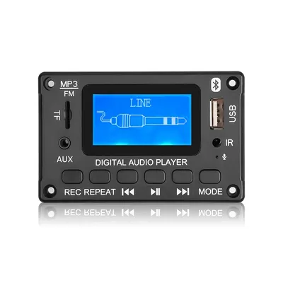 Kebidu-Carte décodeur MP3 avec écran LCD prend en charge les appels statiques MP3 USB TF LINE