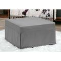 Dmora - Lit pliant Dabay, Pouf convertible en lit simple, 100% Made in Italy, Pouf de salon en