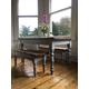 Narrow Farmhouse Dining Table Set with Bench - Farmhouse kitchen table - Handmade - Bespoke Sizes Available