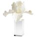 Cyan Design 10559 Crystal And Resin Orchid Botanical Statue - White