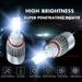 HEVIRGO 2Pcs H8 H9 H11 1200W 6000K Super Bright LED Light Car Vehicle Headlight Bulb