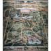 Nyc: Central Park C1870. /Na Bird S-Eye-View With Fifth Avenue At Right And Bethesda Fountain In The Center: American Lithograph C1870. Poster Print by (24 x 36)