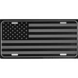 Tactical U.S. Flag Metal License Plate