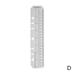 1pc Notebook Index Page Pvc Loose-leaf Separator Page A5/a6/a7 Different Size Multi-function 6holes Bookmark Ruler E5C8