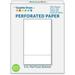 Perforated Paper 3 From Bottom Horizontal on White 24# LEGAL Size Copy Paper (Ream of 500)