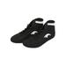 Daeful Girls Breathable Round Toe Boxing Shoes Training Anti Slip Combat Sneaker Unisex-child Gym Comfort Ankle Strap Rubber Sole Fighting Sneakers Wrestling Shoe Black-1 7