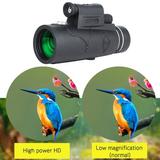 SDJMa Monocular Telescope â€” 12x50 Waterproof Monocular for Phone High Powered Prism Lens Monocular Telescope for Smartphone for Bird Watching Hunting Travelling