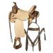 24BE 15 In Western Horse Saddle Leather Ranch Roping Cowboy Hilason