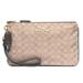 Coach Bags | Coach New Signature Jacquard Small Wristlet Khaki Mahogany 86098 Nwot | Color: Brown/Tan | Size: Os