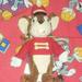 Disney Other | 90s Disney Dumbo Timothy Mouse Beanie Plush Doll Vintage | Color: Brown/Red | Size: Os