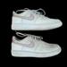 Nike Shoes | Nike Kids Air Force 1 White W/ Rose Gold Swoosh Size 3y | Color: White | Size: 3y