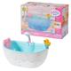 BABY Born Bath Bathtub 832691 - Accessories for 36cm & 43cm Dolls with Light/Sound Effects For Toddlers - Includes Pillow & Squirting Duck - Batteries Required - Suitable from 3 Years