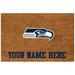 Seattle Seahawks 19.5'' x 29.5'' Personalized Door Mat