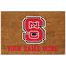 NC State Wolfpack 19.5'' x 29.5'' Personalized Door Mat