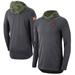Men's Nike Anthracite Clemson Tigers Military Long Sleeve Hoodie T-Shirt