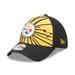 Men's New Era Gold/Black Pittsburgh Steelers Shattered 39THIRTY Flex Hat