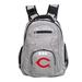 MOJO Gray Cincinnati Reds Personalized Premium Laptop Backpack