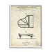 Stupell Industries Grand Piano Detailed Vintage Diagram Blueprint Instrument Framed Wall Art 16 x 20 Design by Karl Hronek