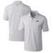 Men's Cutter & Buck Steel George Mason Patriots Advantage Space Dye Tri-Blend Polo