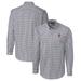 Men's Cutter & Buck Charcoal Washington State Cougars Easy Care Stretch Gingham Long Sleeve Button-Down Shirt