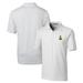 Men's Cutter & Buck White Northern Arizona Lumberjacks Forge Pencil Stripe Stretch Polo