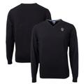 Men's Cutter & Buck Black LSU Tigers Lakemont Tri-Blend V-Neck Pullover Sweater