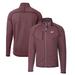 Men's Cutter & Buck Crimson New Mexico State Aggies Mainsail Sweater-Knit Full-Zip Jacket