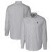 Men's Cutter & Buck Charcoal Villanova Wildcats Vault Stretch Oxford Stripe Long Sleeve Button-Down Shirt